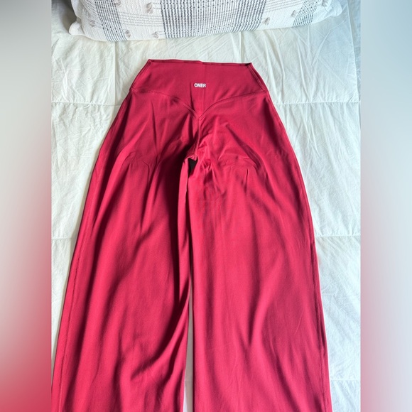 Oner Active Pants - ONER ACTIVE Soft motion Red Straight Leg Pants- XS Reg length